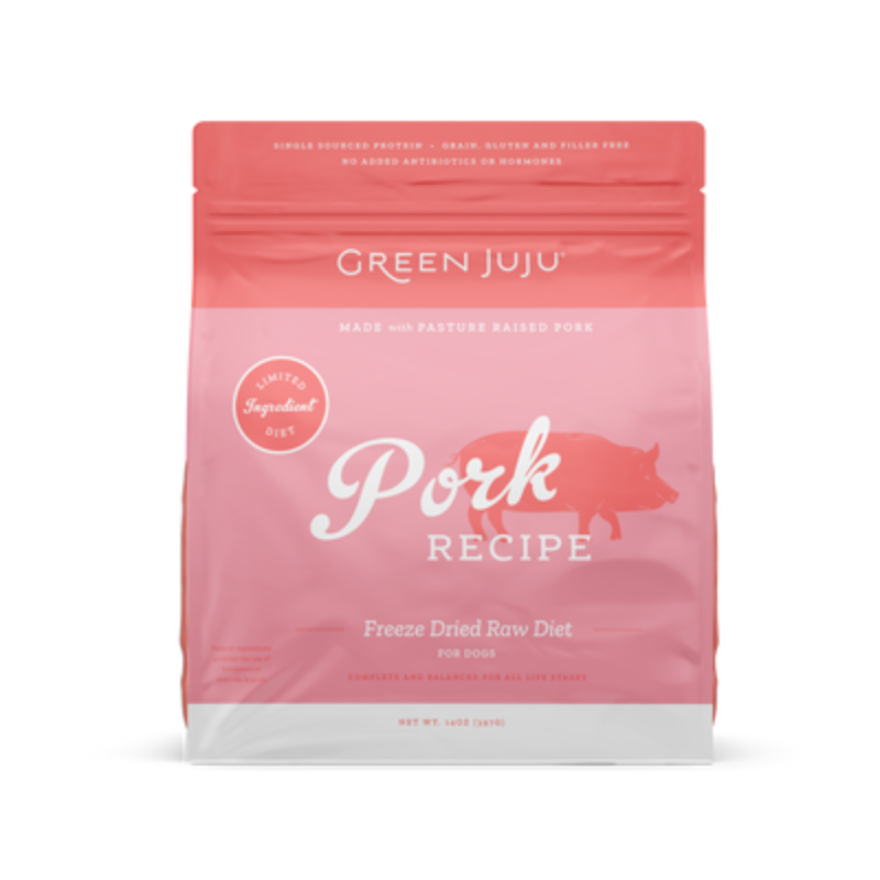 Green JuJu Pork Freeze Dried Raw Diet