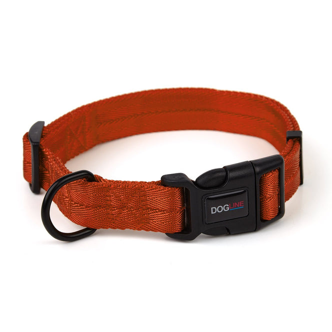 Nylon Flat Collar - Orange