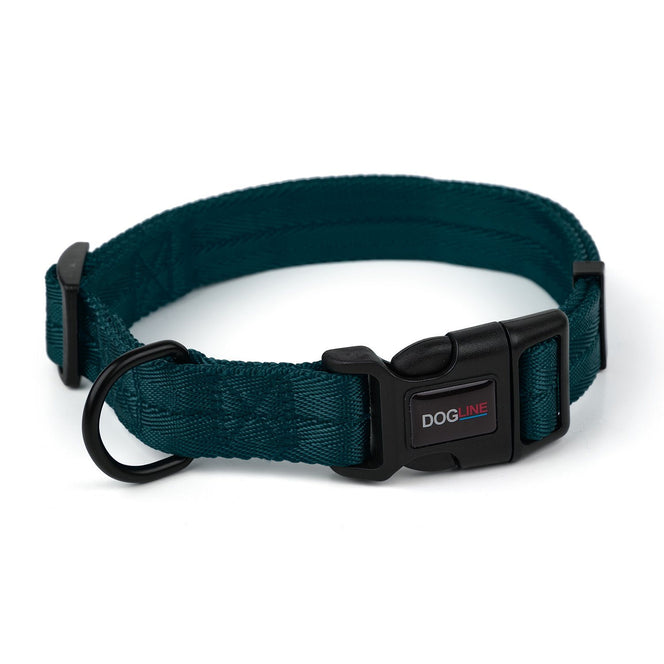 Nylon Flat Collar - Dark Teal