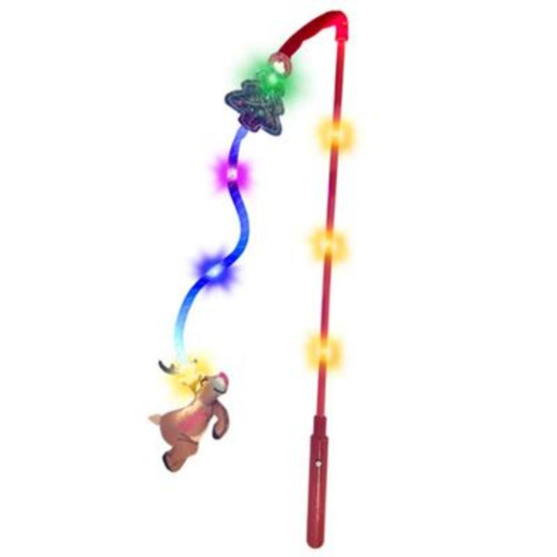 Holiday Teaser Light-Up Reindeer Wand