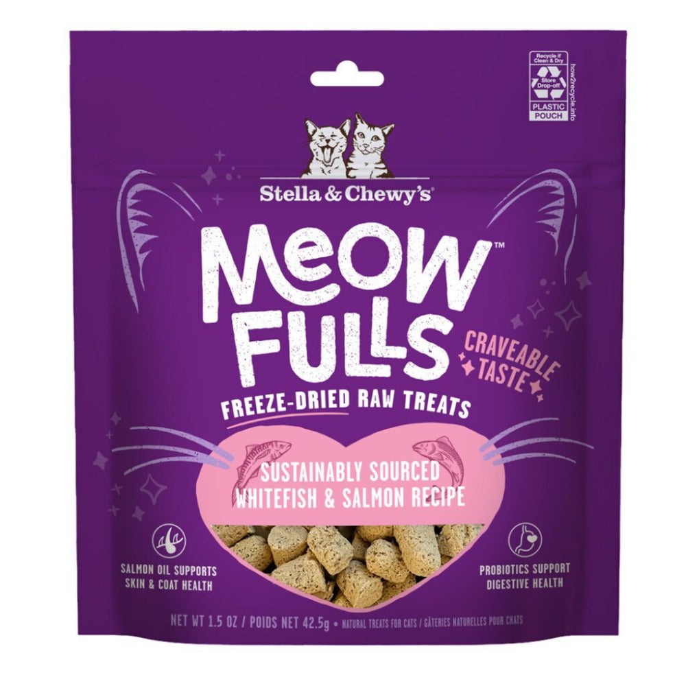 Meowfulls Whitefish & Salmon Cat Treats