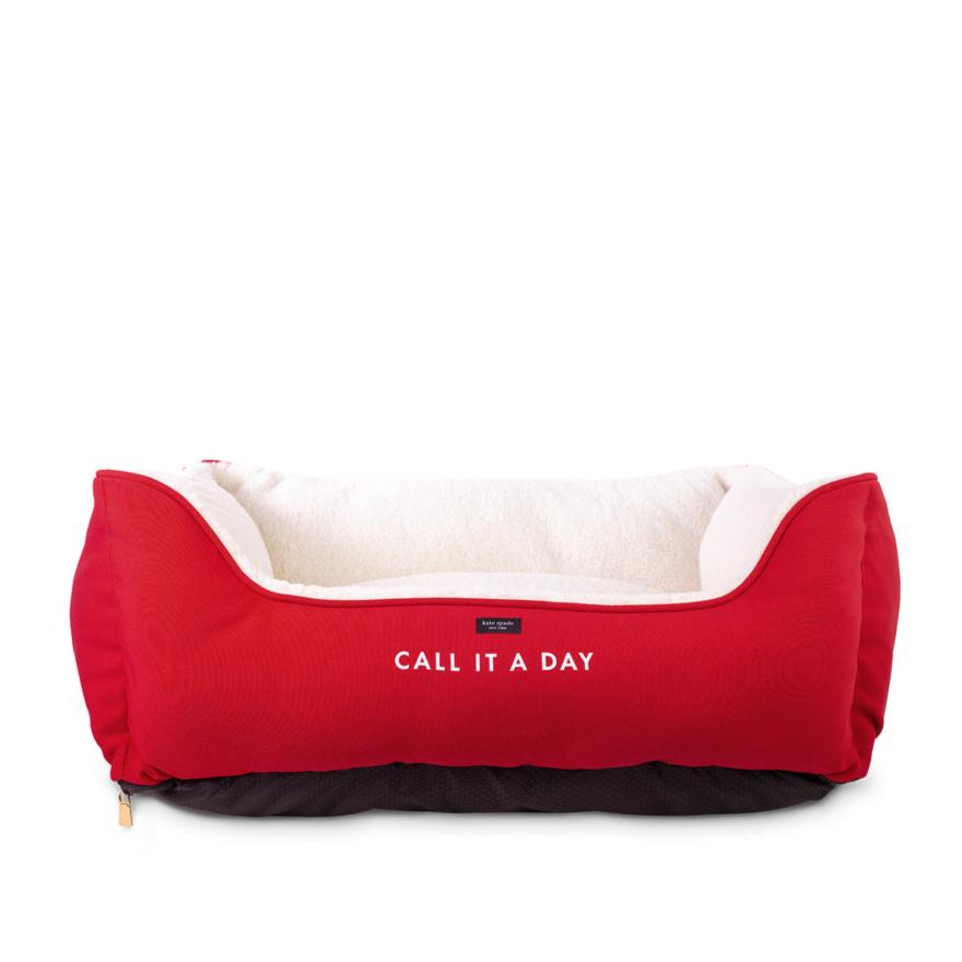 Kate Spade Red & Pink Dog Bed