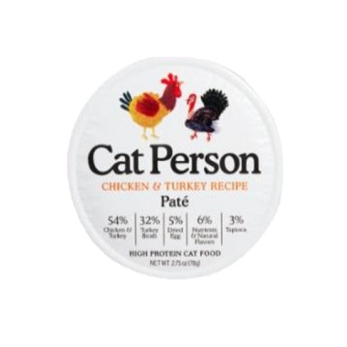 Cat Person Chicken & Turkey Paté