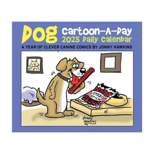 Dog Cartoon-A-Day 2025 Box Calendar