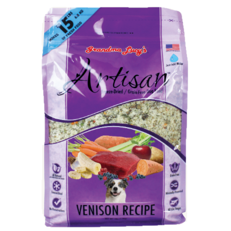 Artisan Venison Freeze Dried Dog Food