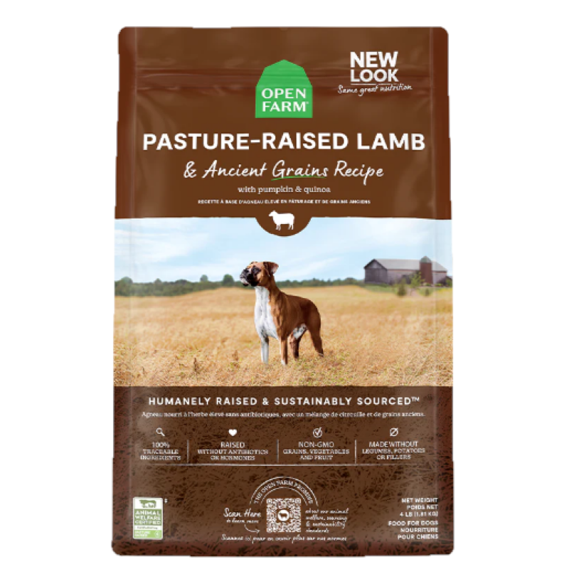 Open Farm Pasture-Raised Lamb & Ancient Grains Dry Dog Food