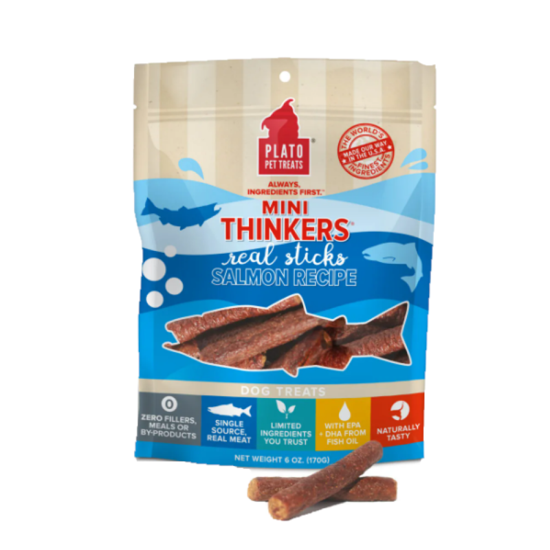 Mini Thinkers Salmon Meat Sticks Dog Treats