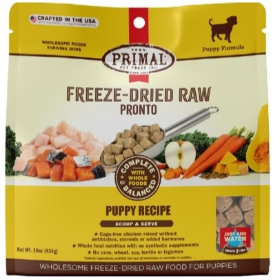 Freeze-Dried Raw Pronto Puppy Recipe