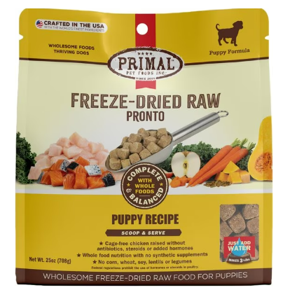 Freeze-Dried Raw Pronto Puppy Recipe