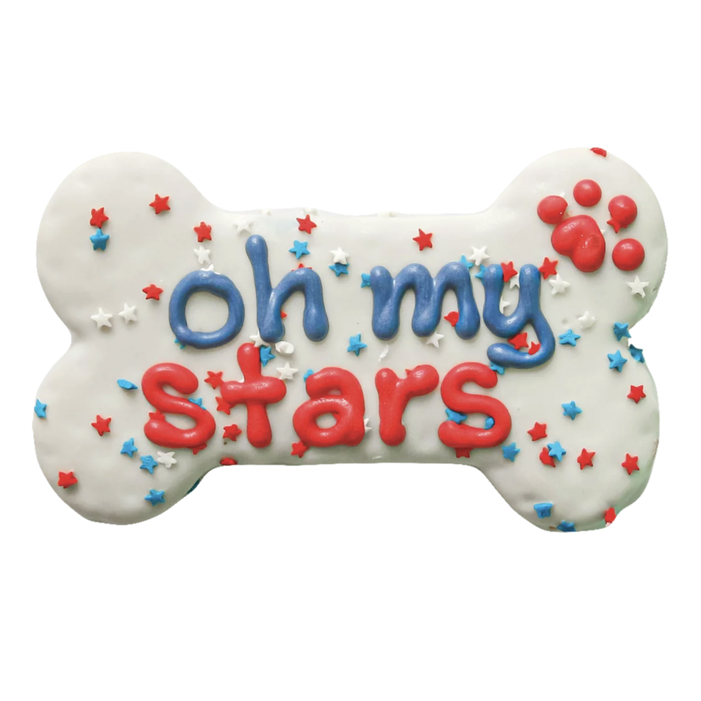 6" Oh My Stars Bone Cookie