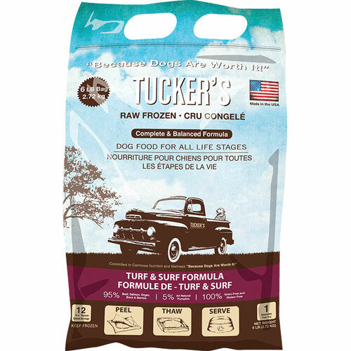 Turf and Surf Formula Raw Frozen Dog Food