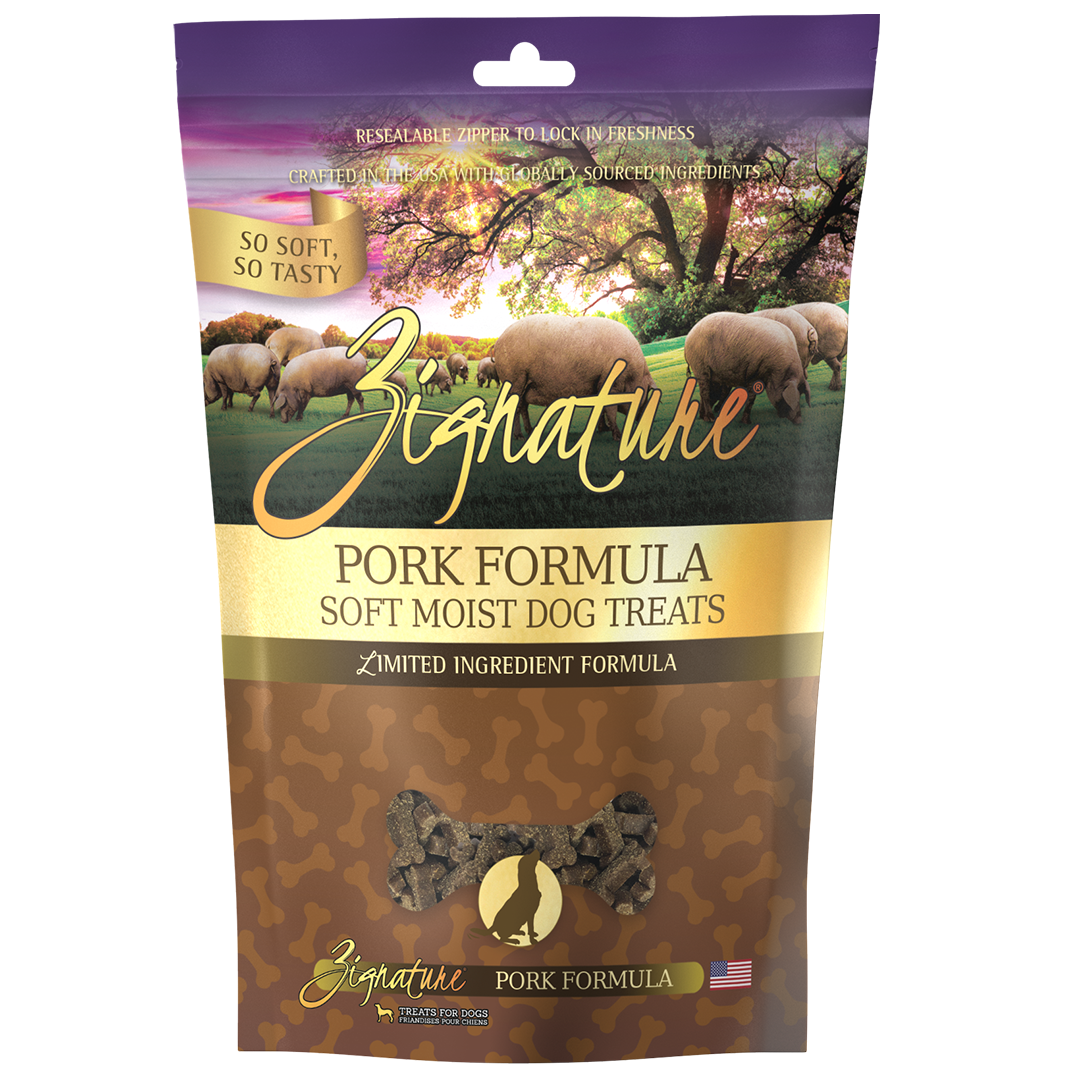 Zignature Pork Formula Soft Moist Treats