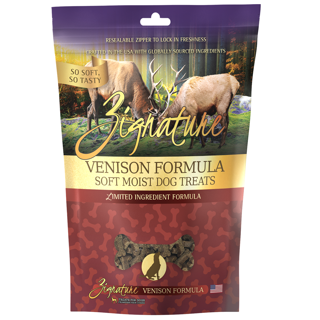 Zignature Venison Formula Soft Moist Treats