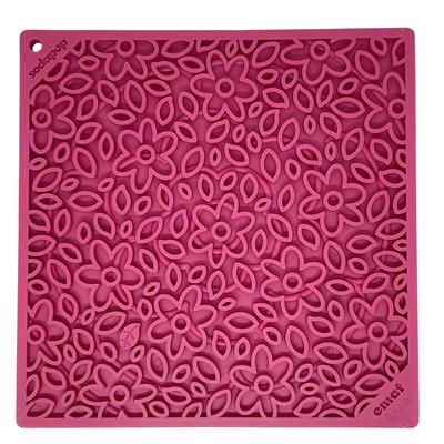 Flower Power Design Enrichment Licking Mat