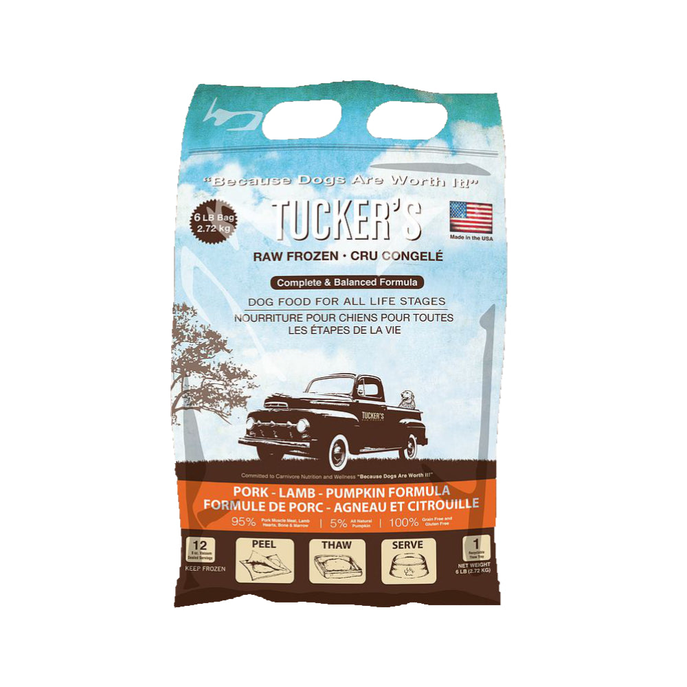 Pork Lamb and Pumpkin Formula Raw Frozen Dog Food