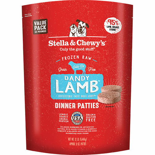 Dandy Lamb Frozen Raw Dinner Patties