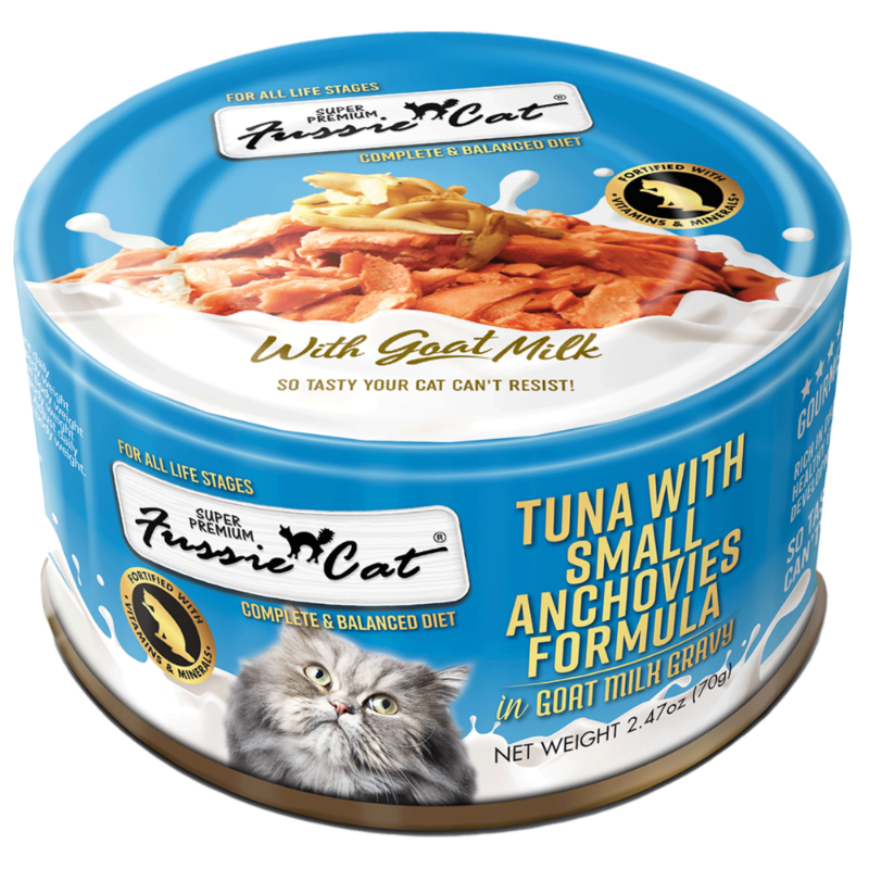 Tuna with Small Anchovies Formula in Goat Milk Gravy