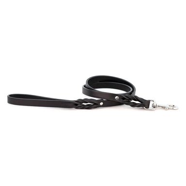 Auburn Leathercrafters Black Braided Leash