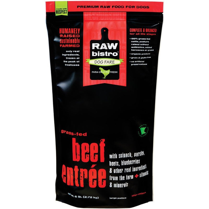 Frozen Raw Grass-Fed Beef Entrée