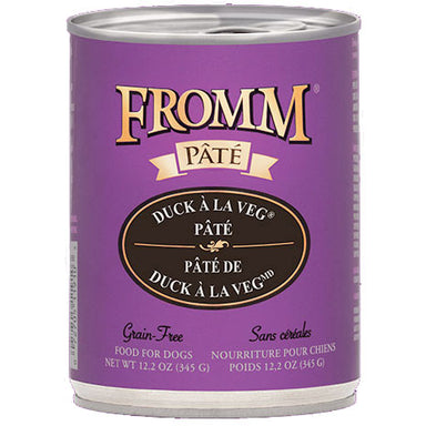 Fromm Duck ? La Veg Pate Canned Dog Food