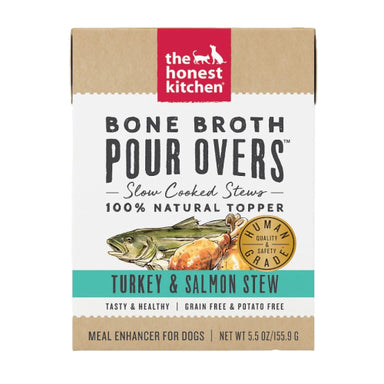 The Honest Kitchen Turkey Salmon Bone Broth Pour Overs