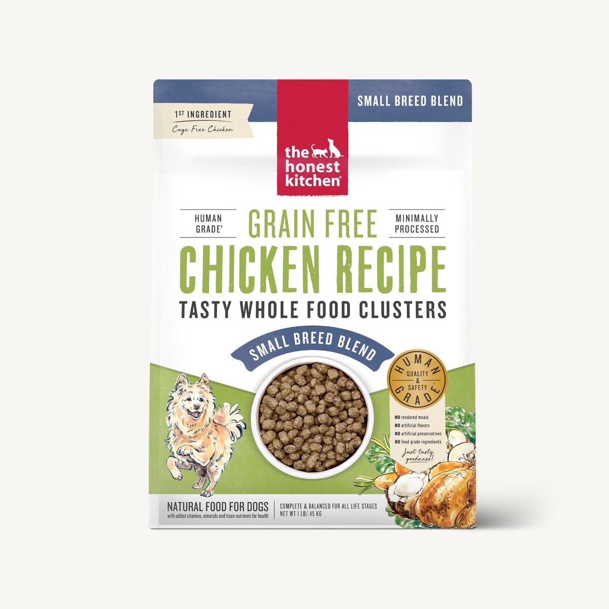 The Honest Kitchen Whole Food Clusters for Small Breeds - Grain Free Chicken