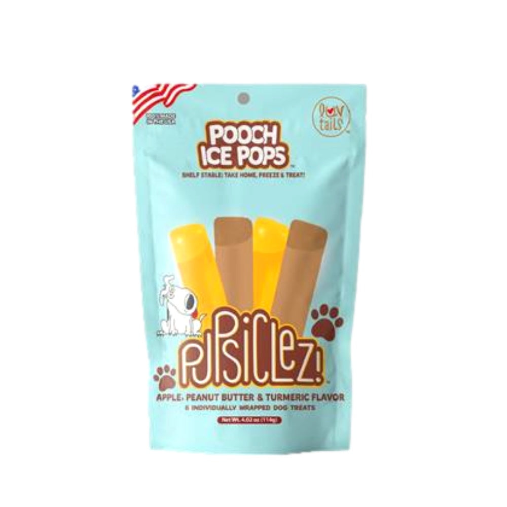 Pooch Ice Pops Apple Peanut Butter & Turmeric