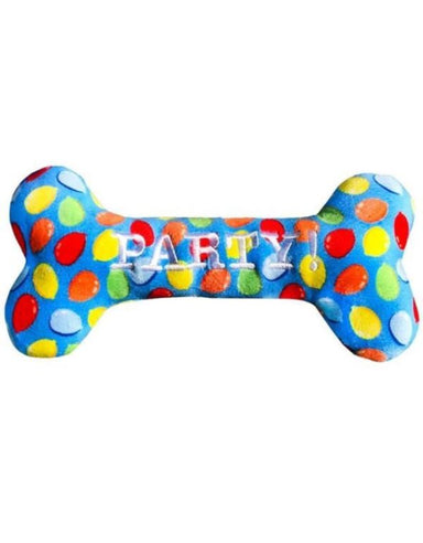 Huxley & Kent Lulubelles Power Plush Birthday Party Time Bone - Blue