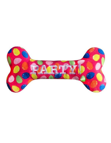 Huxley & Kent Lulubelles Power Plush Birthday Party Time Bone - Pink