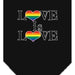 Mirage Pet Products Love is Love Bandana - Black