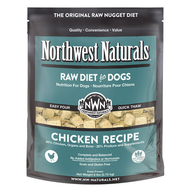 Northwest Naturals Raw Chicken 6 Lb Nuggets