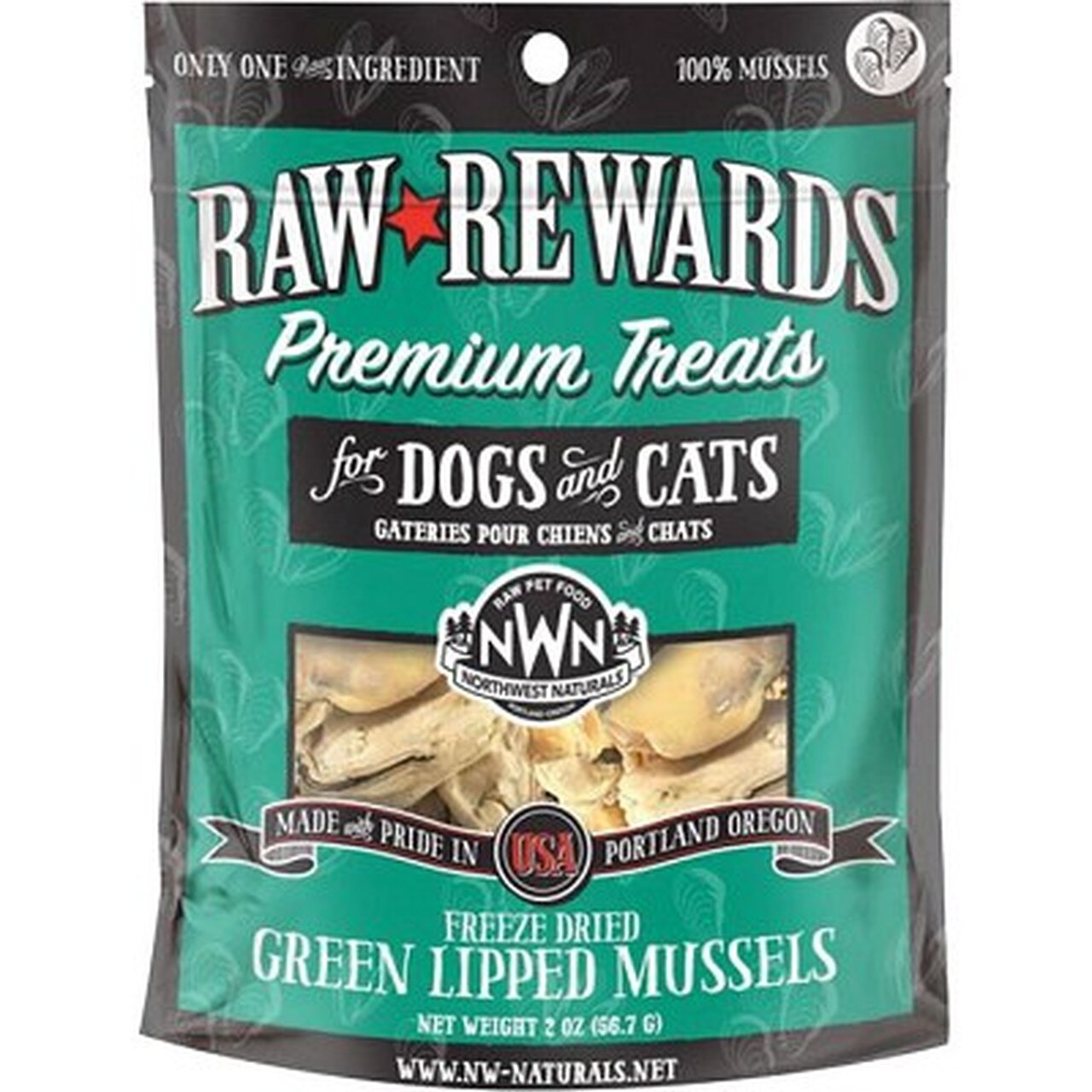 Northwest Naturals Freeze-Dried Green Lipped Mussels Premium Treats