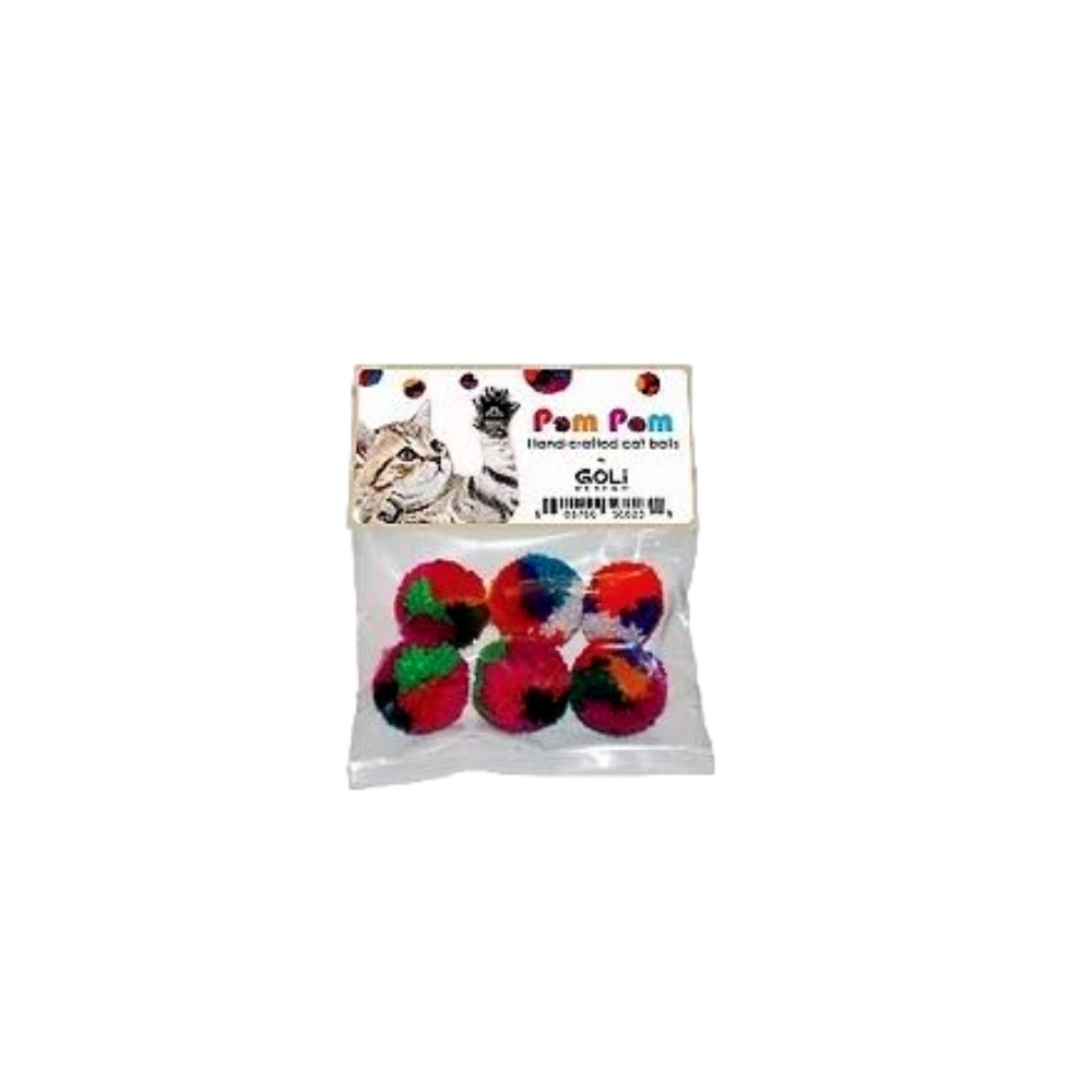 Pom Pom Cat Balls 6 Pk