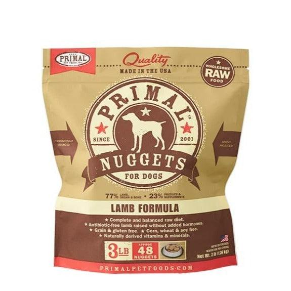 Primal Raw Frozen Lamb Formula