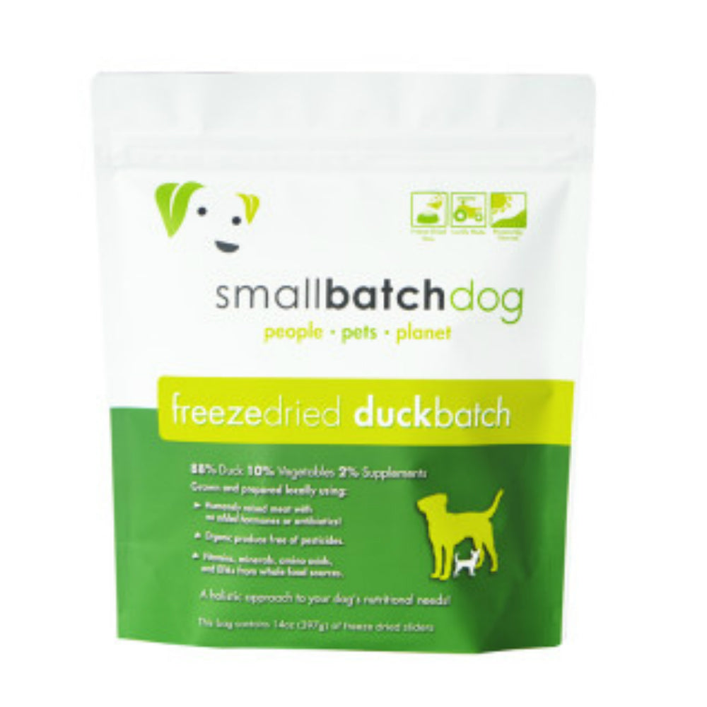 Smallbatch Pets Duck Batch Freeze Dried Sliders