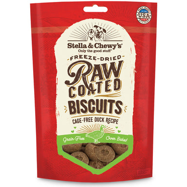 Stella & Chewy's Cage-Free Duck Recipe Raw Coated Biscuits