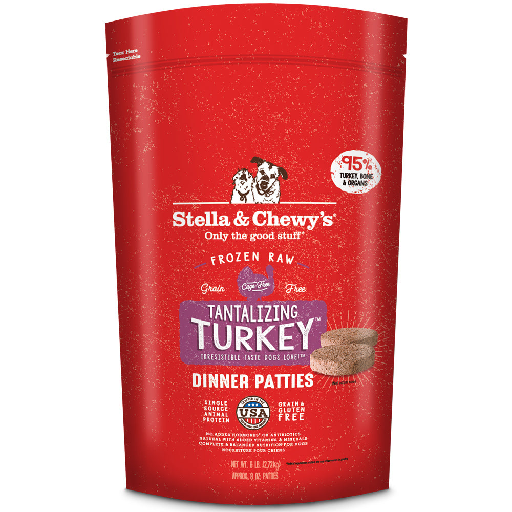 Stella & Chewy's Tantalizing Turkey Raw Frozen Dinner Patties