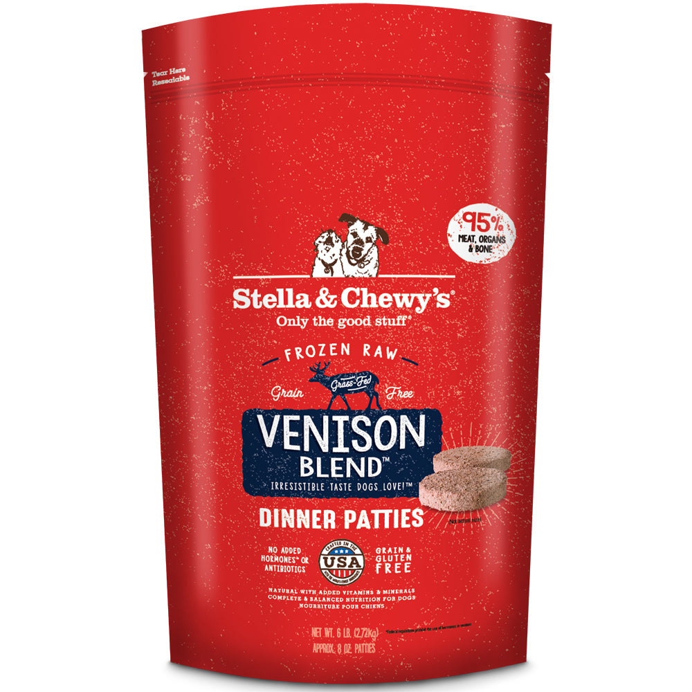 Stella & Chewy's Venison Blend Raw Frozen Dinner Patties