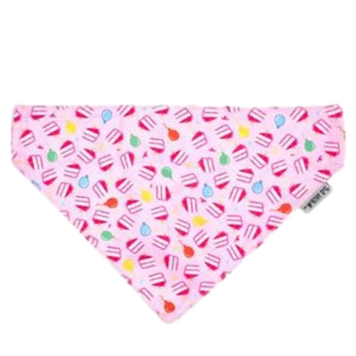 The Worthy Dog Birthday Bandana - Pink