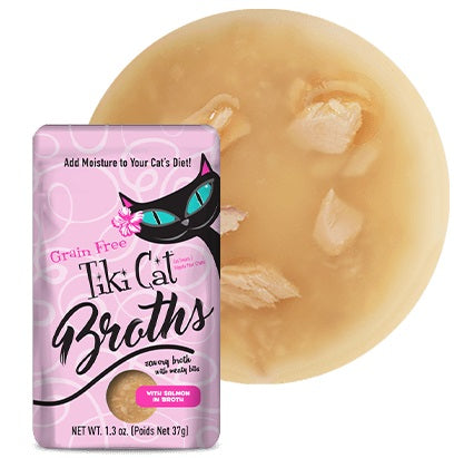 Tiki Pets Tiki Cat Broths With Salmon