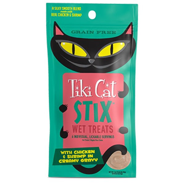 Tiki Pets Chicken and Shrimp Stix Wet Treat