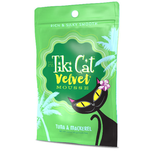 Tiki Pets Tuna & Mackerel Velvet Mousse Cat Food