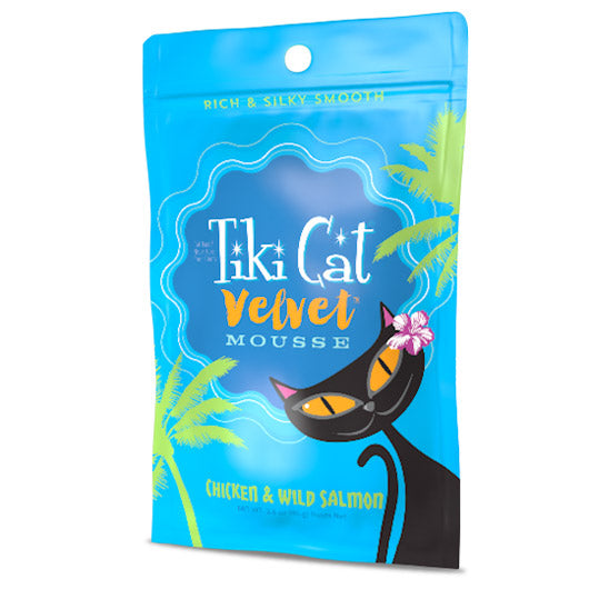 Tiki Pets Chicken & Wild Salmon Velvet Mousse Cat Food