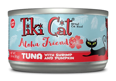 Tiki Pets Tiki Cat Aloha Friends Tuna with Shrimp and Pumpkin