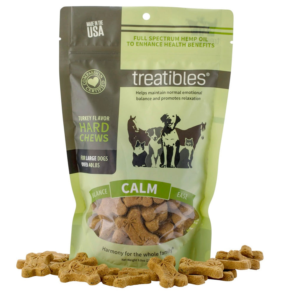 Treatibles Turkey Hard Chews with Organic Full Spectrum Hemp Oil