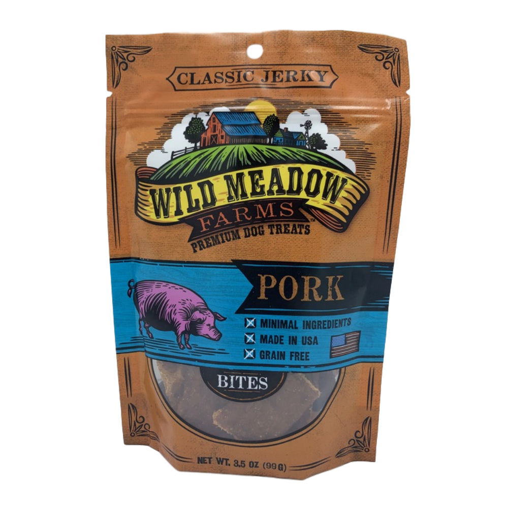 Wild Meadow Farms Classic Pork Bites Dog Treats