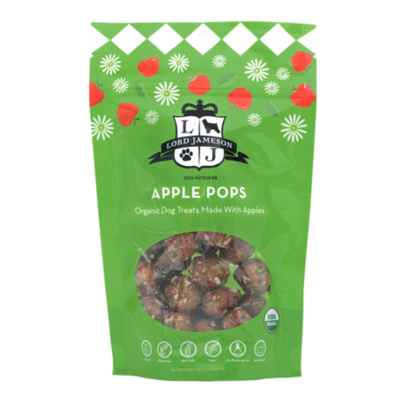 Apple Pops Organic Dog Treat