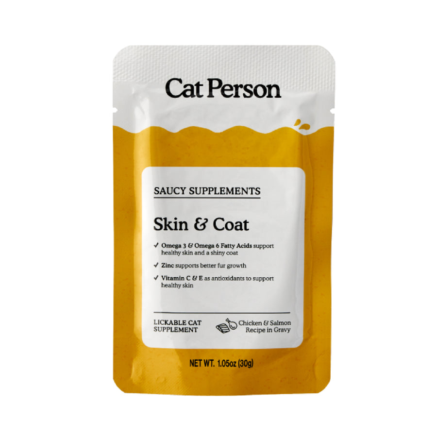 Cat Person Skin & Coat Supplement Chicken & Salmon Recipe