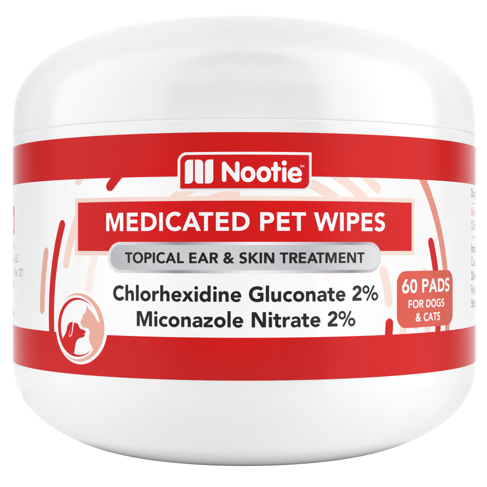 Medicated Pet Wipes Pads for Dogs & Cats