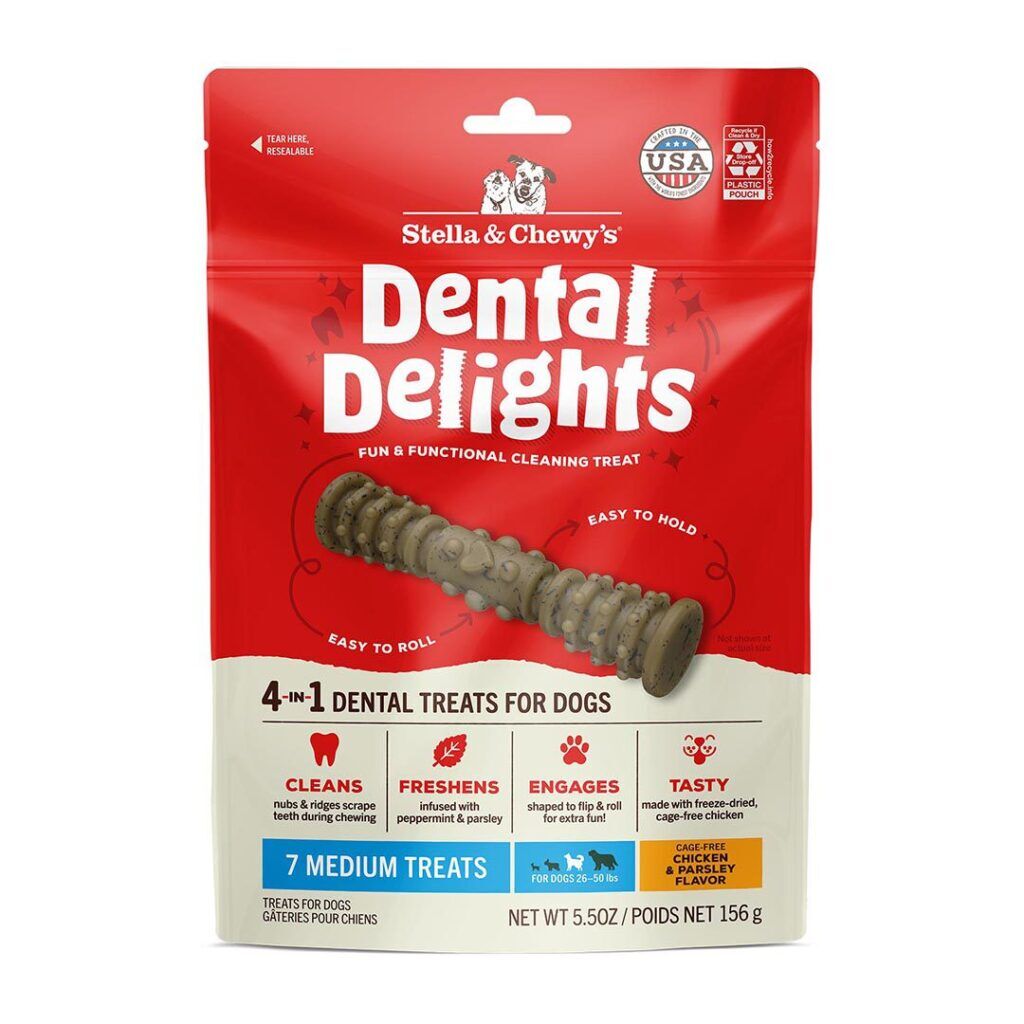 Dental Delights Chicken & Parsley Flavor  For Med/Lg Dogs